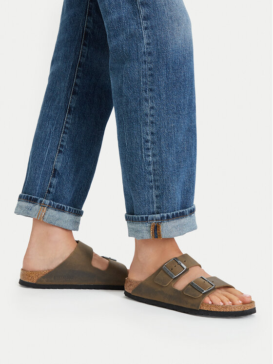 Birkenstock Birkenstock Natikači Arizona Sfb 1019377 Khaki