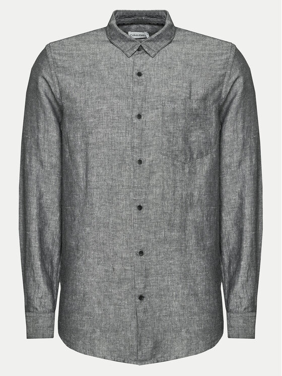 Calvin Klein Calvin Klein Camicia K10K108664 Grigio Regular Fit