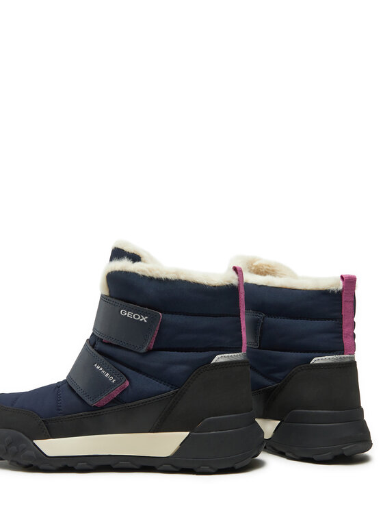 Geox Geox Čizme za snijeg J Trekkyup Girl B Ab J46M7B 0FU50 C4002 D Tamnoplava