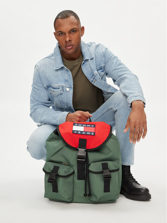Tommy Jeans Rucksack Tjm Heritage Archive Backpack AM0AM11161 Grun