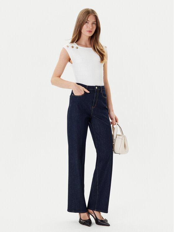 Guess Guess Palaidinė W5YR12 Z0130 Balta Regular Fit