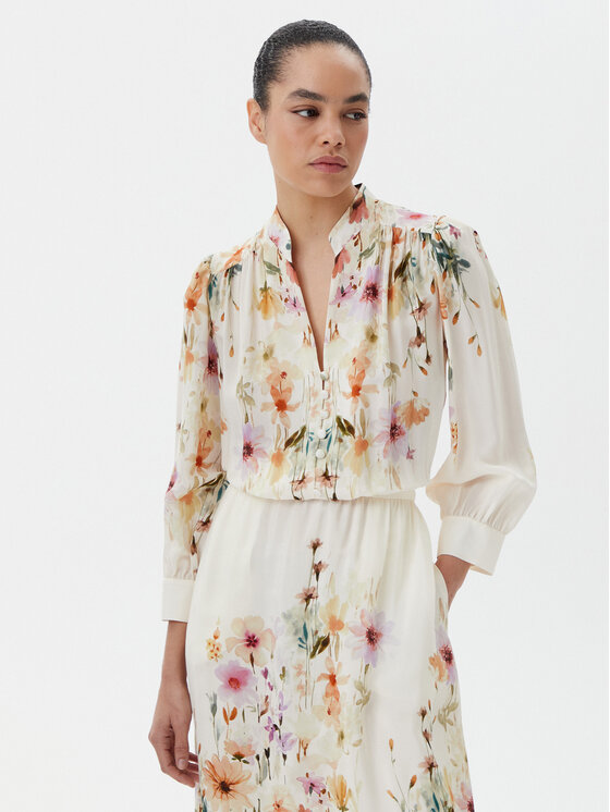 Luisa Spagnoli Luisa Spagnoli Krekla kleita Pasticcino 541822 Bēšs Regular Fit