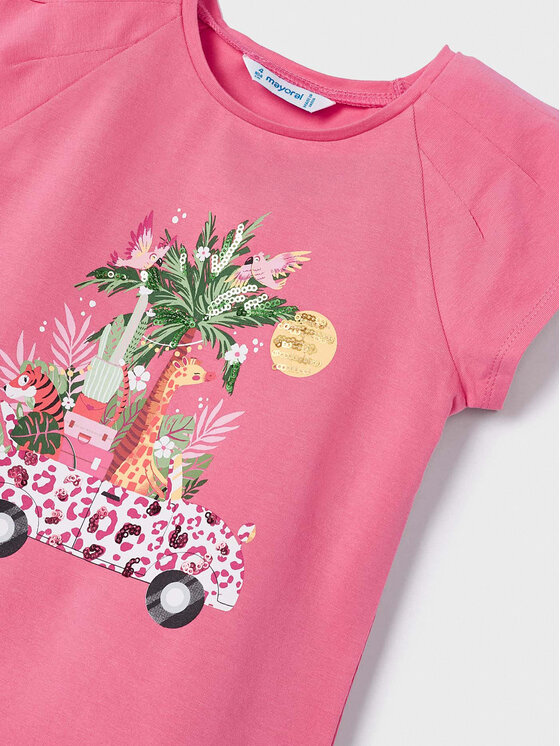 Mayoral Mayoral T-Shirt 3071 Różowy