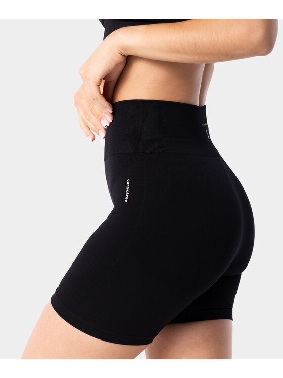 Carpatree Carpatree Szorty sportowe Simply Shorts Czarny Fitted Fit