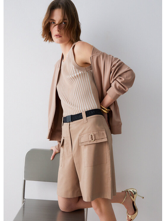 Liu Jo Liu Jo Pantaloni di tessuto TA6263TS92261412 Beige Regular Fit