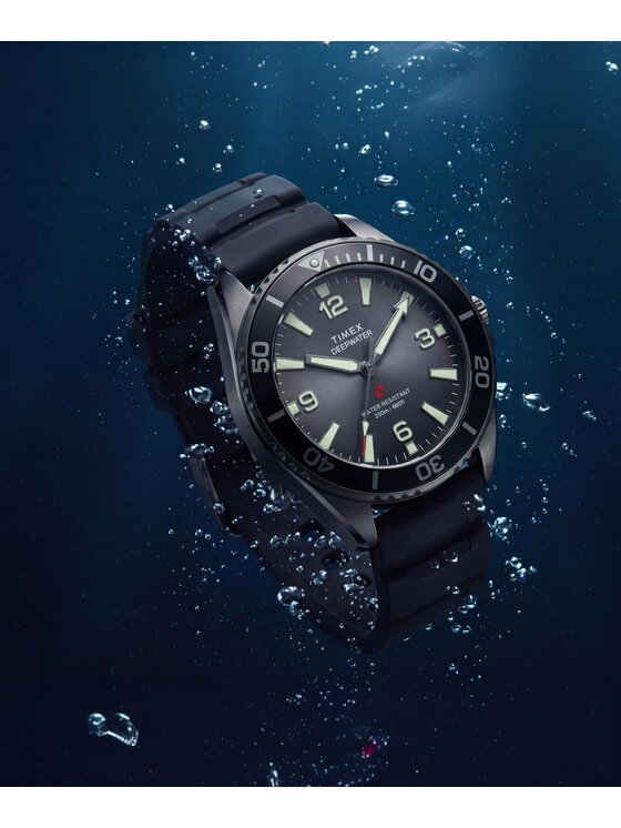 Timex Timex Zegarek TW3A02000 Czarny