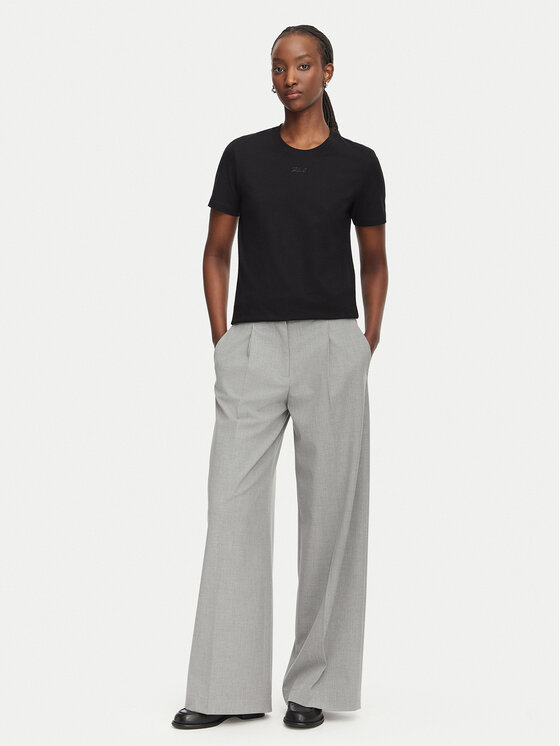 KARL LAGERFELD KARL LAGERFELD Tricou B2W17094 Negru Regular Fit