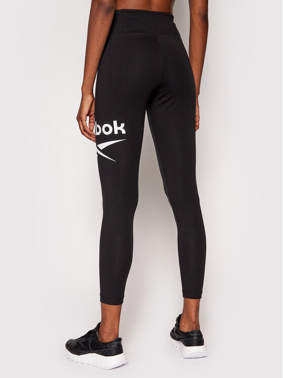 Reebok Reebok Colanți Identity Logo GL2547 Negru Slim Fit