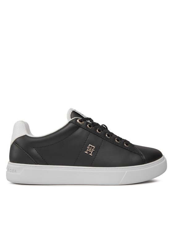 Sneakers Tommy Hilfiger Essential Elevated Court Sneaker FW0FW07685 Negru