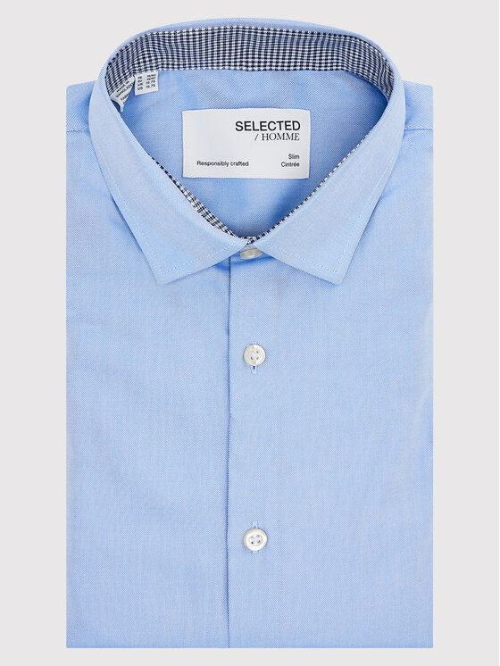 Selected Homme Selected Homme Košile New Mark 16058640 Světle modrá Slim Fit