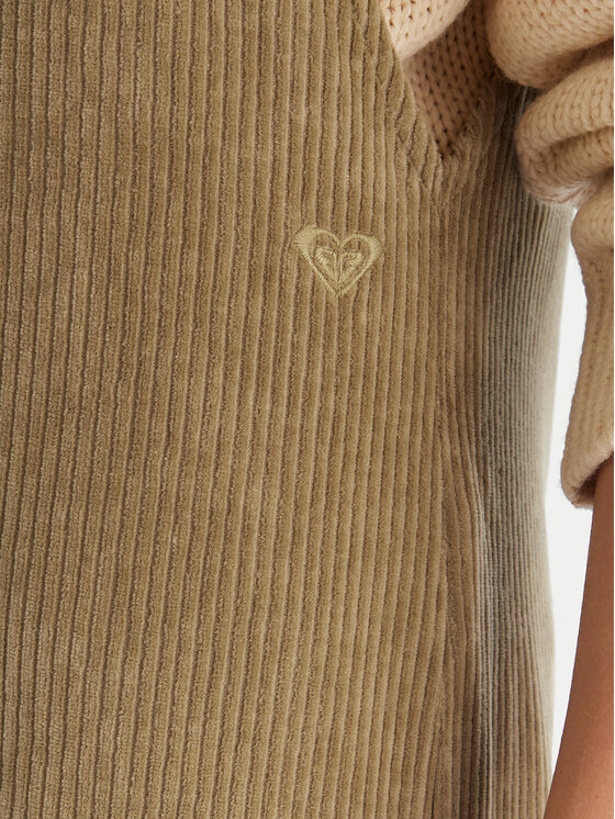 Roxy Roxy Jeans hlače z naramnicami Best Daze ERJKO03009 Zelena Regular Fit