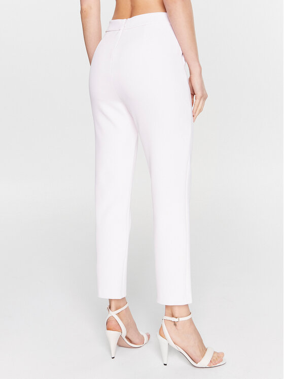 PINKO Pinko Spodnie materiałowe Parana 100137 A0HC Różowy Slim Fit