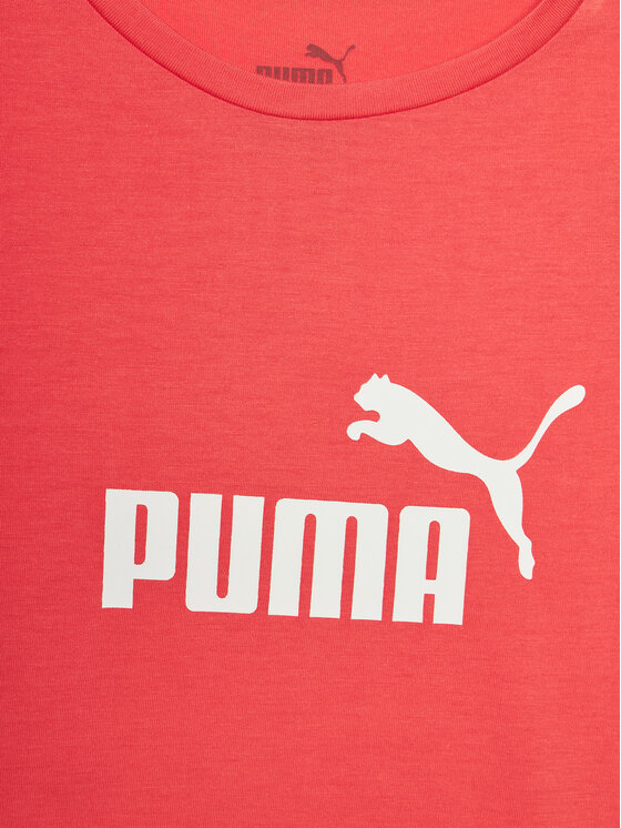 Puma Puma T-krekls Ess Logo 587029 Sarkans Regular Fit