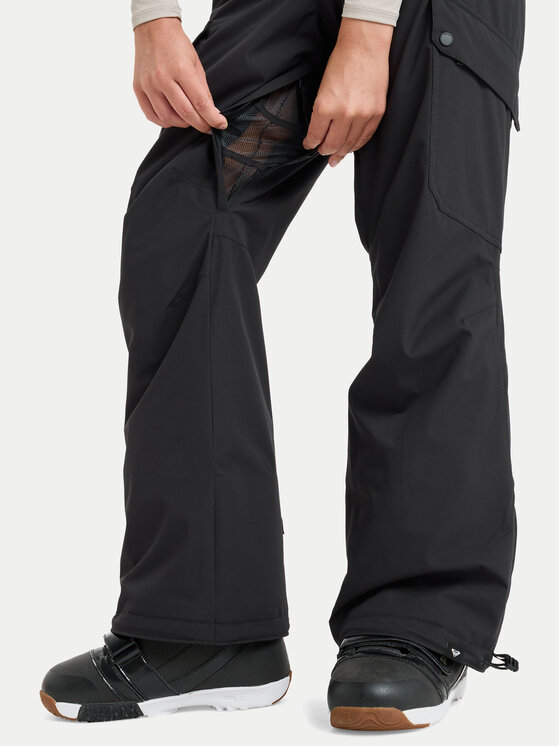Roxy Roxy Snowboardové kalhoty Passive Lines ERJTP03293 Černá Regular Fit