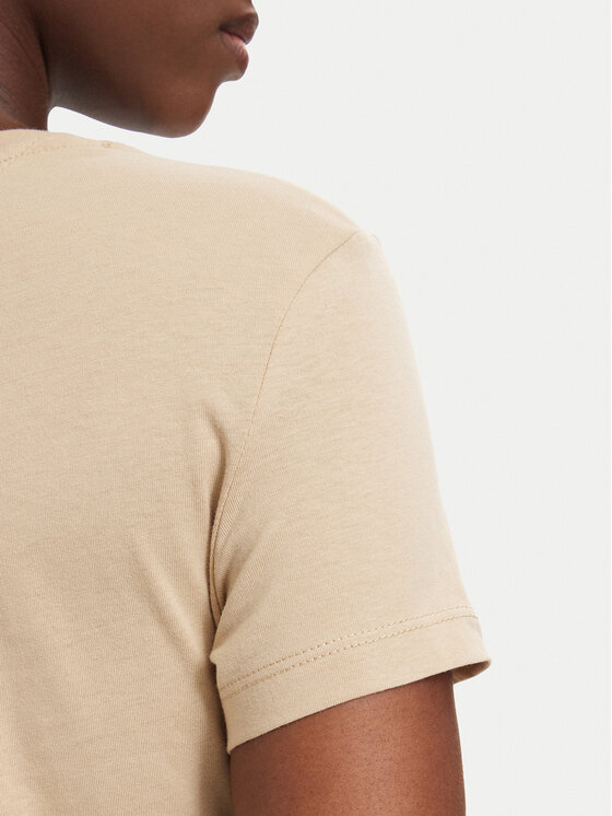 Tommy Jeans Tommy Jeans T-särk DW0DW20459 Helebeež Slim Fit