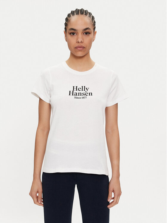 Helly Hansen Helly Hansen Póló W Core Graphic T-Shirt 54080 Fehér Regular Fit