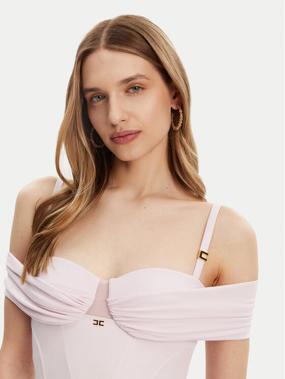 Elisabetta Franchi Elisabetta Franchi Večernja haljina AB-R08-51E2-V800 Ružičasta Regular Fit