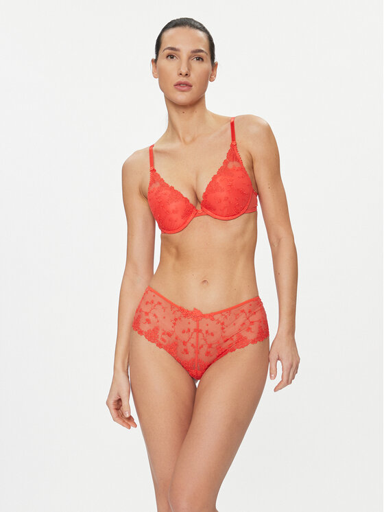 Passionata Passionata Biustonosz push-up White Nights P40690 Czerwony