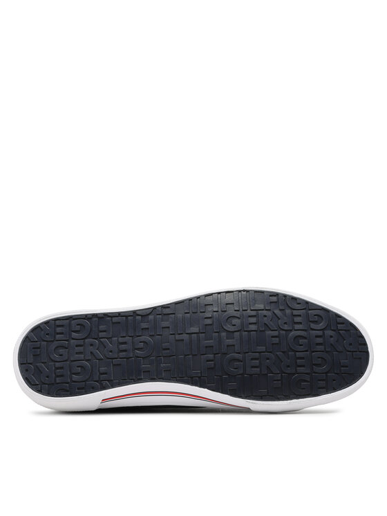 Tommy Hilfiger Tommy Hilfiger Tenisky Core Corporate Vulc Canvas FM0FM04560 Tmavomodrá