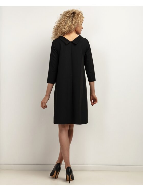 Tessita Tessita Sukienka koktajlowa SUKIENKA_T442 _3_XL Czarny Loose Fit