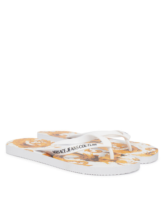 Versace Jeans Couture Versace Jeans Couture Σαγιονάρες 80YA3SQ7 ZSS80 Λευκό