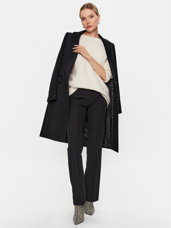 Sisley Sisley Hlače 4KVXLF03I Crna Slim Fit