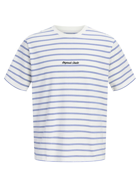 Jack & Jones Jack & Jones Тишърт Norrebro 12291021 Бял Relaxed Fit