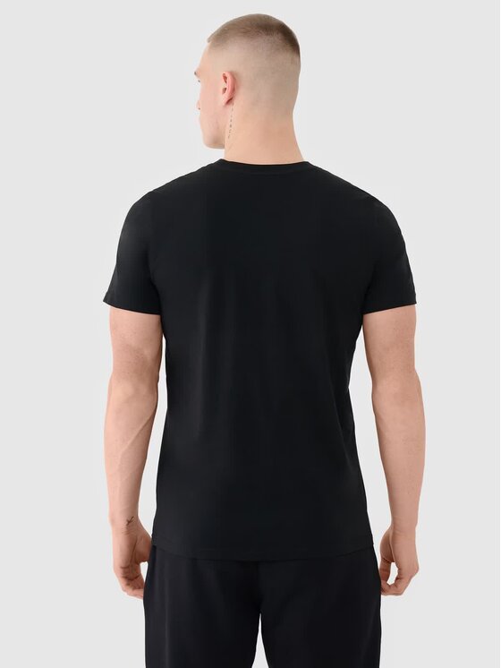4F 4F T-shirt 4FWMM00TTSHM2256-20S Nero Regular Fit
