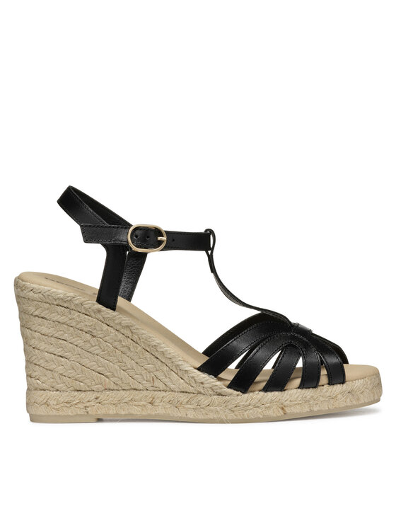 Espadrile Geox D Gelsa D55TPA 00043 C9999 Negru