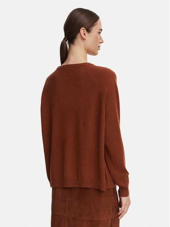 Marella Marella Sweter Olmo1 2623366201 Brązowy Regular Fit