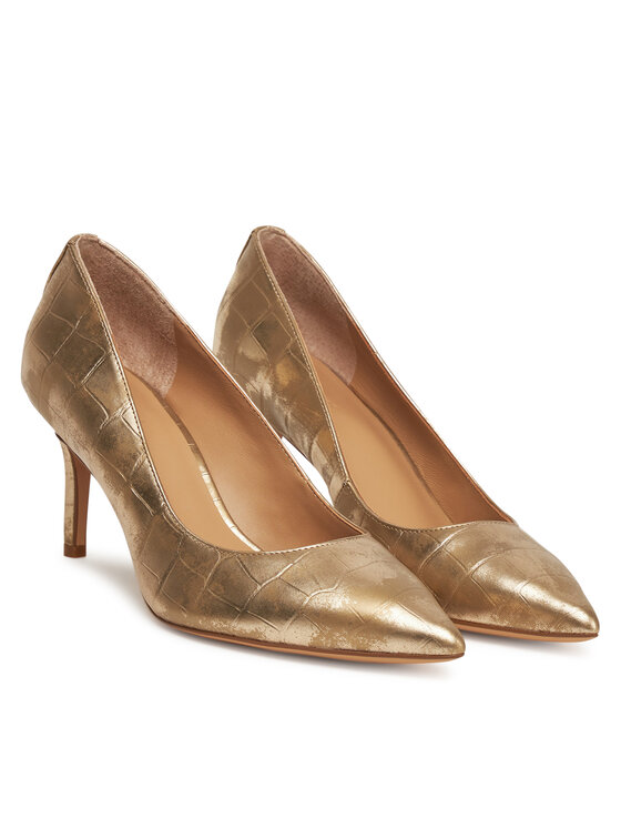 LAUREN RALPH LAUREN LAUREN RALPH LAUREN Čevlji z visoko peto 802966871001 Zlata