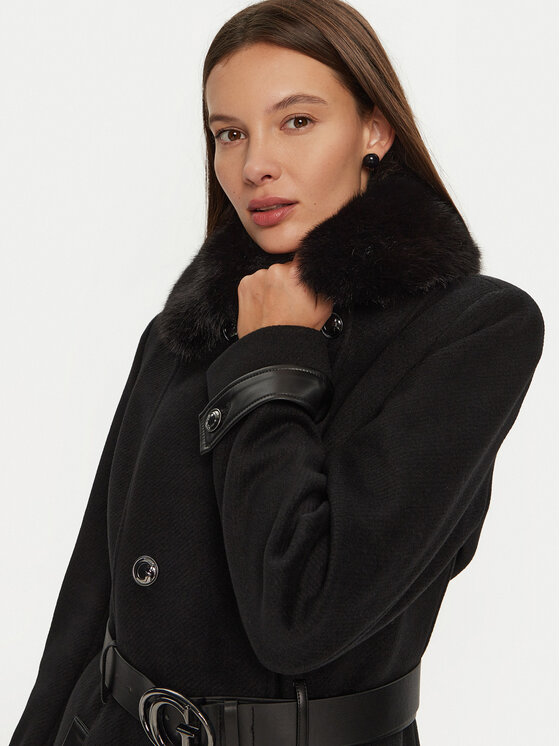 Guess Guess Übergangsmantel Amelia W4BL46 WGKI2 Schwarz Regular Fit