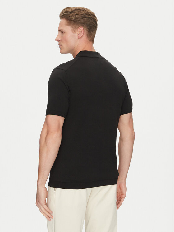 Calvin Klein Calvin Klein Tricou polo K10K114476 Negru Regular Fit