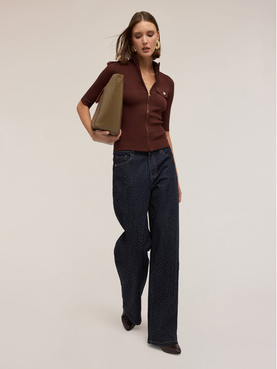 Motivi Motivi Maglione M359W003442N022 Marrone Slim Fit