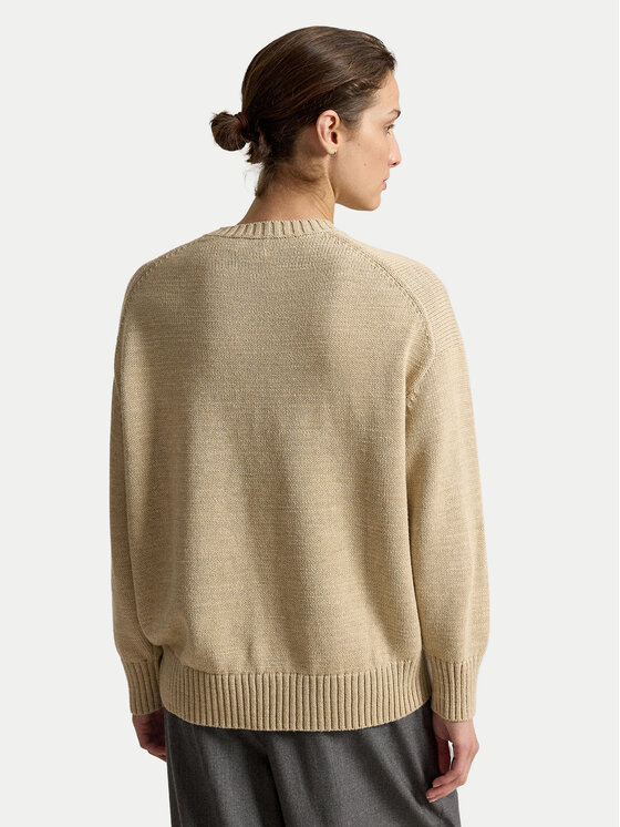 Polo Ralph Lauren Polo Ralph Lauren Pulover 211B23917001 Svetlo bež Oversize