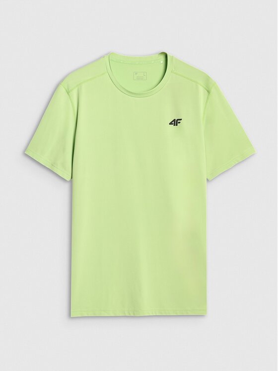 4F 4F Maglietta tecnica 4FWAW25TFTSM1521-42S Verde Regular Fit