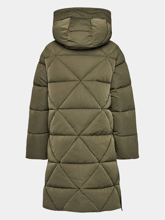 REPLAY REPLAY Talvemantel W7664R.000.84466 Roheline Relaxed Fit