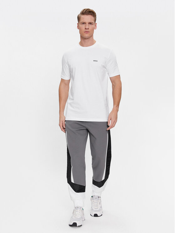 BOSS Boss Tricou 50506373 Alb Regular Fit