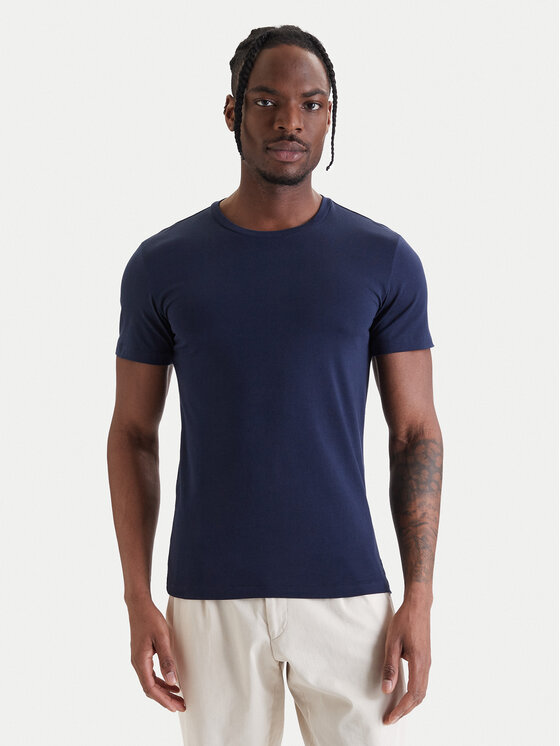 Polo Ralph Lauren Polo Ralph Lauren Set t-shirt majica﻿ Core Replen 714835960004 Tamnoplava Slim Fit