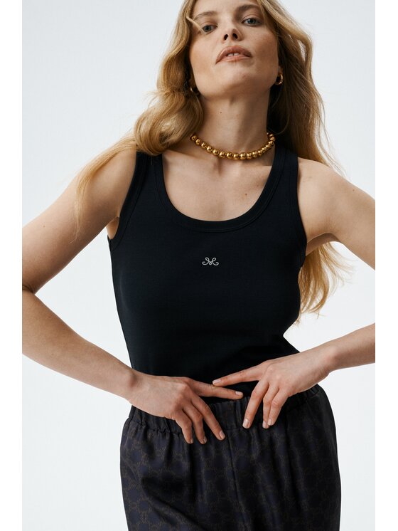 MARI PRETI MARI PRETI Tank top Vista Černá Regular Fit