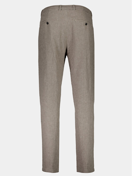 Lindbergh Lindbergh Bavlnené nohavice 30-003020 Zelená Relaxed Fit