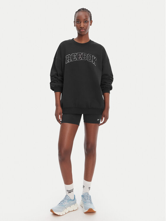 Reebok Reebok Μπλούζα Reebok x Ewa Chodakowska Kalina RK25622CCW Μαύρο Relaxed Fit