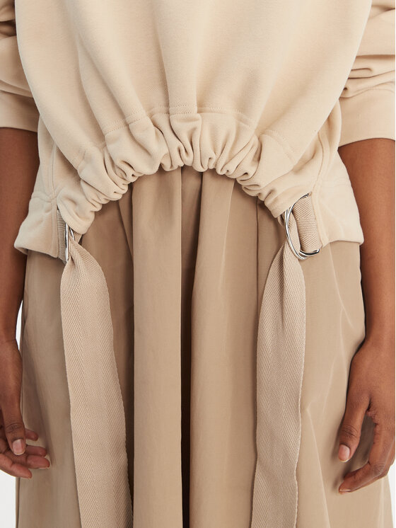 Weekend Max Mara Weekend Max Mara Súprava mikina a šaty Destino 2615631021 Béžová Relaxed Fit