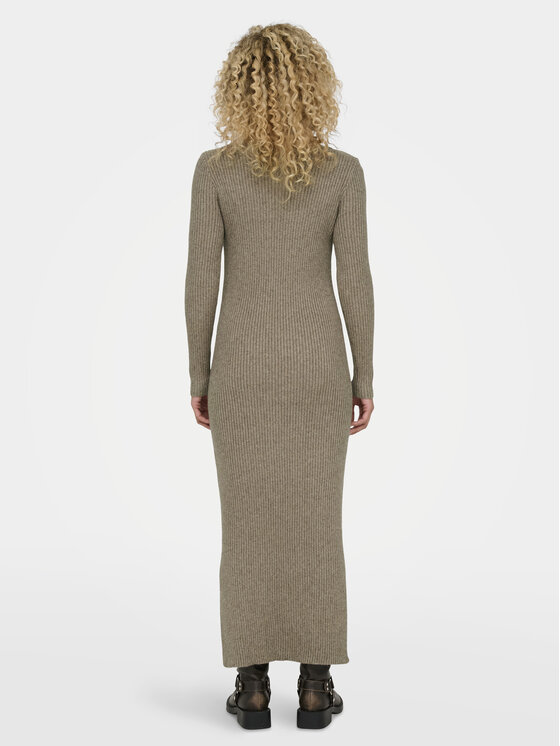 ONLY ONLY Trikotažinė suknelė Katia 15324649 Smėlio Slim Fit