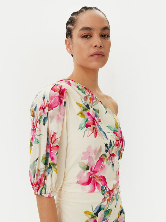 TWINSET TWINSET Літня сукня 251LB2UDD Білий Regular Fit