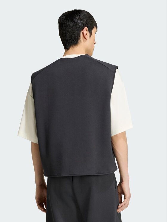 adidas adidas Kamizelka 168813 Czarny Loose Fit