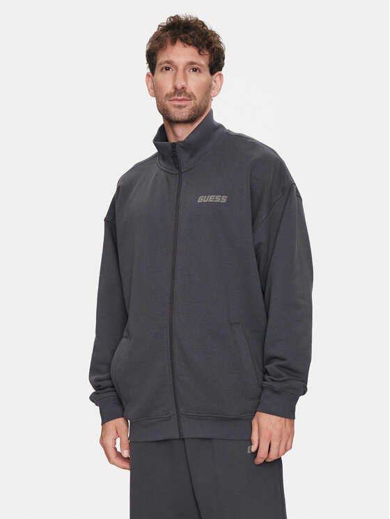 Guess Mikina Emis Z4YQ01 KAIJ1 Sivá Regular Fit