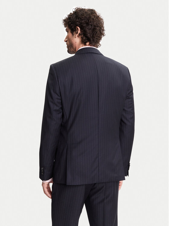BOSS BOSS Garnitur H-Huge 50546121 Granatowy Slim Fit