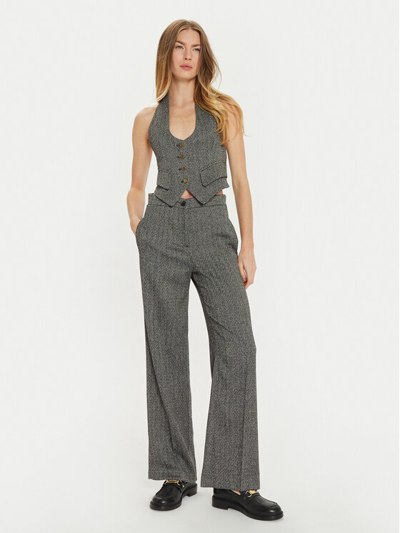 ViCOLO ViCOLO Kamizelka TS0510 Szary Regular Fit