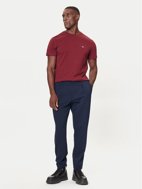 Gant Gant Футболка Shield 2003184 Бордовий Regular Fit